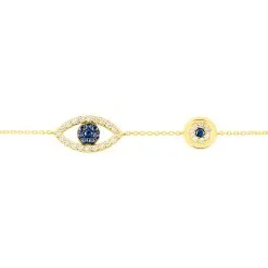 Histoire D'Or Bracelet Belkiz Or Jaune Oxyde De Zirconium -Boucles d'oreilles Bracelet Soldes B3BFJZE002 view1
