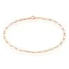 Histoire D'Or Bracelet Ophelio Maille Alternee 1/1 Or Rose