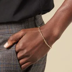 Histoire D'Or Bracelet Carlo Maille Marine Ronde Or Bicolore 11 Histoire D'Or Bracelet Carlo Maille Marine Ronde Or Bicolore -Boucles d'oreilles Bracelet Soldes B3BH2W0007 model2