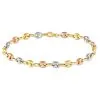 Histoire D'Or Bracelet Dami Maille Grain De Cafe Or Tricolore -Boucles d'oreilles Bracelet Soldes B3BH3W0015 master