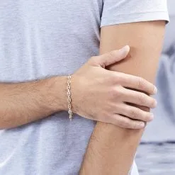 Histoire D'Or Bracelet Dami Maille Grain De Café Or Tricolore -Boucles d'oreilles Bracelet Soldes B3BH3W0016 model0