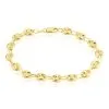 Histoire D'Or Bracelet Maille Dami Maille Grain De Cafe Or Jaune