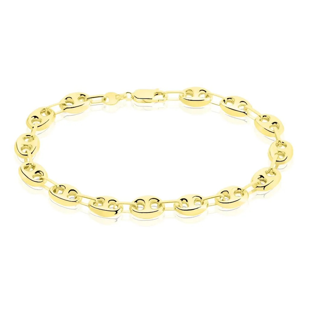 Histoire D'Or Bracelet Dami Maille Grain De Café Or Jaune 3 Histoire D'Or Bracelet Dami Maille Grain De Café Or Jaune