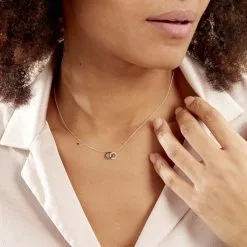 Histoire D'Or Collier Bella Or Blanc Diamant -Boucles d'oreilles Bracelet Soldes B3CFBDN165 model0