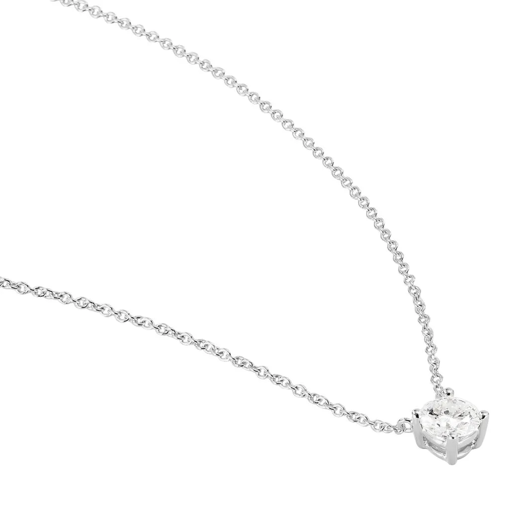Histoire D'Or Collier Victoria Or Blanc Diamant 4 Histoire D'Or Collier Victoria Or Blanc Diamant – Image 2