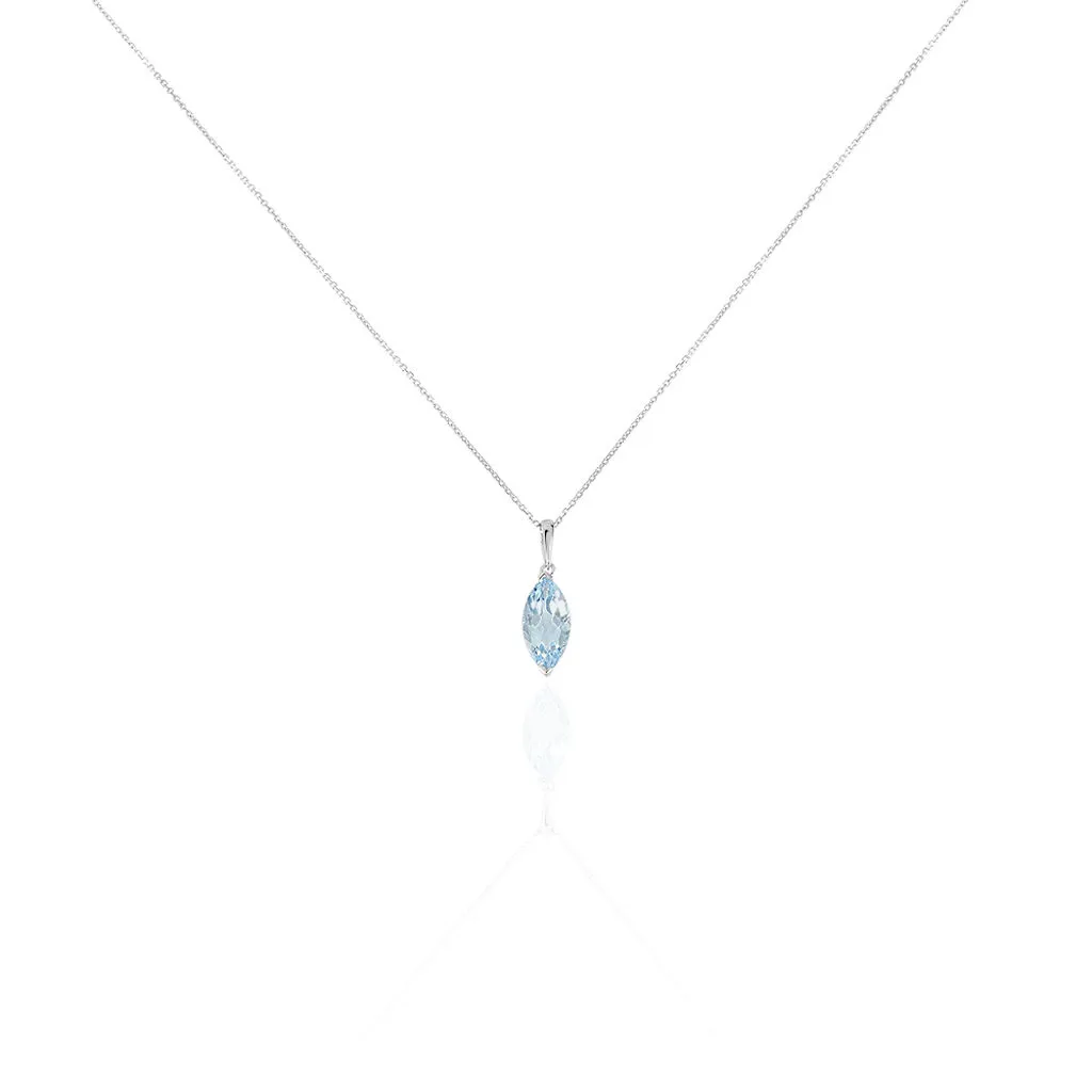 Histoire D'Or Collier Raquel Or Blanc Topaze 3 Histoire D'Or Collier Raquel Or Blanc Topaze