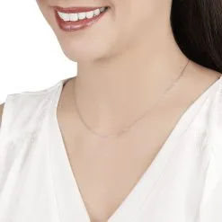 Histoire D'Or Chaîne Igoa Maille Forçat Diamantee Or Blanc -Boucles d'oreilles Bracelet Soldes B3CFBW0262 model0