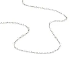 Histoire D'Or Chaîne Igoa Maille Forçat Diamantee Or Blanc -Boucles d'oreilles Bracelet Soldes B3CFBW0262 view2