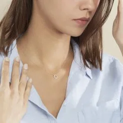 Histoire D'Or Collier Lim Or Blanc Oxyde De Zirconium -Boucles d'oreilles Bracelet Soldes B3CFBZW172 model0