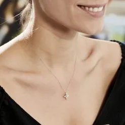 Histoire D'Or Collier Elsmeralda Or Blanc Oxyde De Zirconium -Boucles d'oreilles Bracelet Soldes B3CFBZW342 model0