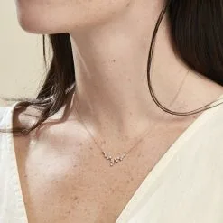 Histoire D'Or Collier Rivière Or Blanc Zella Oxydes De Zirconium -Boucles d'oreilles Bracelet Soldes B3CFBZW535 model0