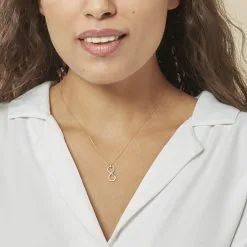 Histoire D'Or Collier Infino Or Jaune Diamant -Boucles d'oreilles Bracelet Soldes B3CFJDW263 model0