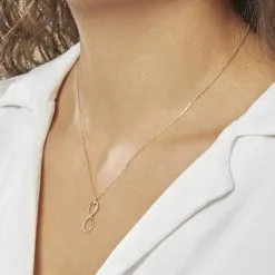 Histoire D'Or Collier Infino Or Jaune Diamant -Boucles d'oreilles Bracelet Soldes B3CFJDW263 model1