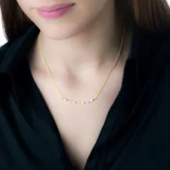 Histoire D'Or Collier Or Jaune Diamant -Boucles d'oreilles Bracelet Soldes B3CFJDW287 model0