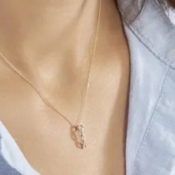 Histoire D'Or Collier Nucia Or Jaune Diamant -Boucles d'oreilles Bracelet Soldes B3CFJDW472 model1