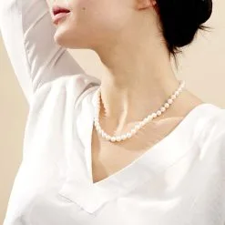 Histoire D'Or Collier Ghisele Or Jaune Perle De Culture D'akoya 10 Histoire D'Or Collier Ghisele Or Jaune Perle De Culture D'akoya -Boucles d'oreilles Bracelet Soldes B3CFJK2003 model0