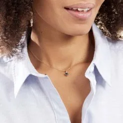 Histoire D'Or Collier Or Jaune Clothilde Topaze -Boucles d'oreilles Bracelet Soldes B3CFJTB300 model0