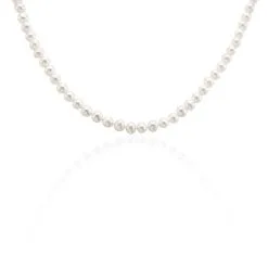 Histoire D'Or Collier Kanwal Or Jaune Perle De Culture