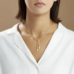 Histoire D'Or Chaîne Hatsu Or Jaune Perle De Culture -Boucles d'oreilles Bracelet Soldes B3CFJU2305 model0