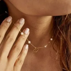 Histoire D'Or Collier Cenzo Or Jaune Perles De Culture -Boucles d'oreilles Bracelet Soldes B3CFJU2335 model1