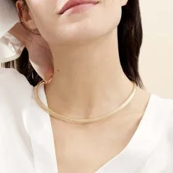 Histoire D'Or Collier Izaro Danilo Maille Flex Or Jaune -Boucles d'oreilles Bracelet Soldes B3CFJW0040 model0