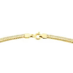 Histoire D'Or Collier Izaro Danilo Maille Flex Or Jaune -Boucles d'oreilles Bracelet Soldes B3CFJW0040 view2