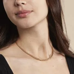 Histoire D'Or Chaîne Jayna Danilo Maille Palmier Or Jaune -Boucles d'oreilles Bracelet Soldes B3CFJW007Z model0 1