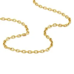 Histoire D'Or Chaîne Igoa Maille Forçat Diamantee Or Jaune -Boucles d'oreilles Bracelet Soldes B3CFJW0377 view2