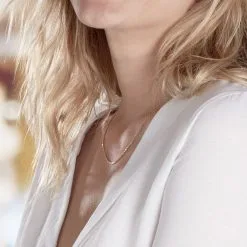 Histoire D'Or Chaîne Igoa Maille Forçat Diamantee Or Jaune -Boucles d'oreilles Bracelet Soldes B3CFJW0384 model1