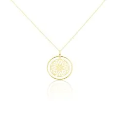 Histoire D'Or Collier Rosace Or Jaune