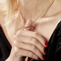 Histoire D'Or Collier Anglaise Chute Or Jaune -Boucles d'oreilles Bracelet Soldes B3CFJW0568 model1