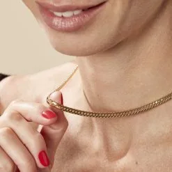 Histoire D'Or Collier Laiynaae Maille Anglaise Or Jaune -Boucles d'oreilles Bracelet Soldes B3CFJW0571 model1