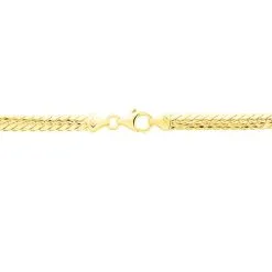 Histoire D'Or Collier Laiynaae Maille Anglaise Or Jaune -Boucles d'oreilles Bracelet Soldes B3CFJW0571 view3