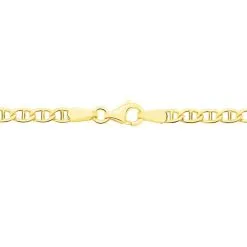 Histoire D'Or Chaîne Celio Maille Marine Ovale Or Jaune -Boucles d'oreilles Bracelet Soldes B3CFJW0587 view3 1