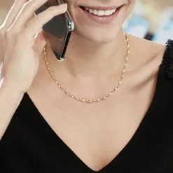 Histoire D'Or Collier Izar Maille Torsadee Or Jaune -Boucles d'oreilles Bracelet Soldes B3CFJW0591 model0