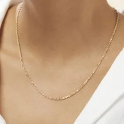 Histoire D'Or Chaîne Igoa Maille Forçat Diamantee Or Jaune -Boucles d'oreilles Bracelet Soldes B3CFJW0698 model1