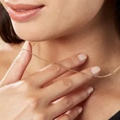 Histoire D'Or Chaîne Igoa Maille Forçat Diamantee Or Jaune -Boucles d'oreilles Bracelet Soldes B3CFJW0701 model1