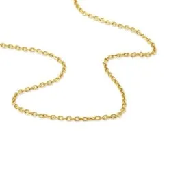 Histoire D'Or Chaîne Igoa Maille Forçat Diamantee Or Jaune -Boucles d'oreilles Bracelet Soldes B3CFJW0701 view2