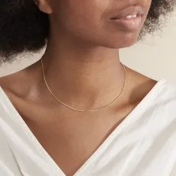 Histoire D'Or Chaîne Imad Maille Gourmette Or Jaune -Boucles d'oreilles Bracelet Soldes B3CFJW0709 model0