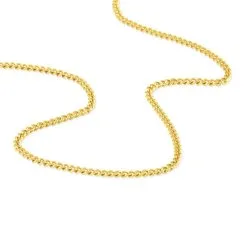 Histoire D'Or Chaîne Ixia Maille Gourmette Diamantee Or Jaune -Boucles d'oreilles Bracelet Soldes B3CFJW0710 view2