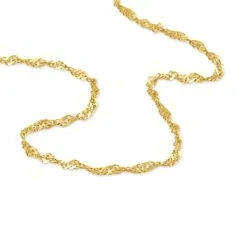 Histoire D'Or Chaîne Semaae Maille Singapour Or Jaune -Boucles d'oreilles Bracelet Soldes B3CFJW0842 view2