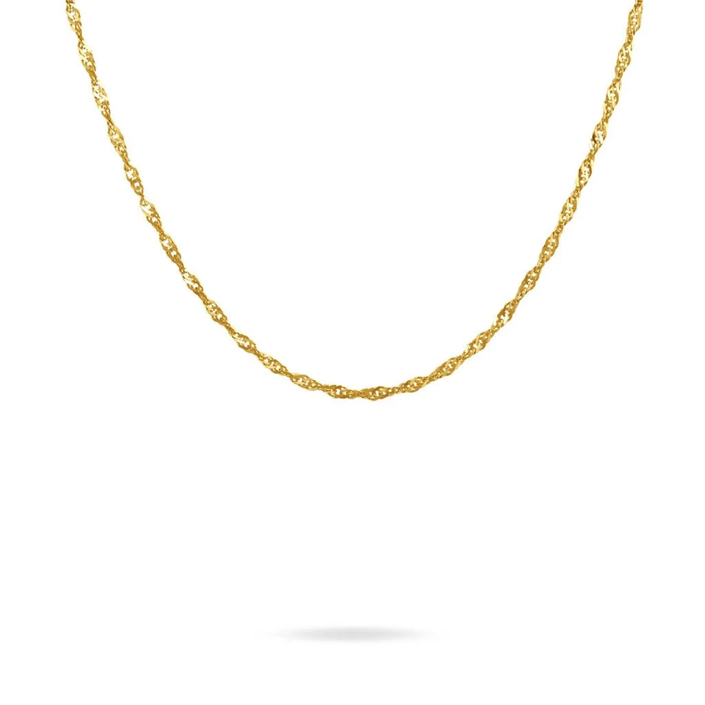Histoire D'Or Chaîne Imanie Maille Singapour Or Jaune 4 Histoire D'Or Chaîne Imanie Maille Singapour Or Jaune – Image 2