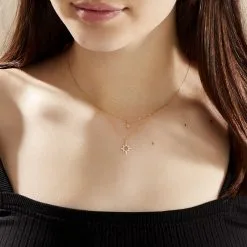 Histoire D'Or Collier Terrie Or Jaune Calcedoine Et Oxyde De Zirconium -Boucles d'oreilles Bracelet Soldes B3CFJXO005 model0