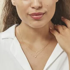 Histoire D'Or Collier Virguinia Or Jaune Oxyde De Zirconium -Boucles d'oreilles Bracelet Soldes B3CFJZW352 model0