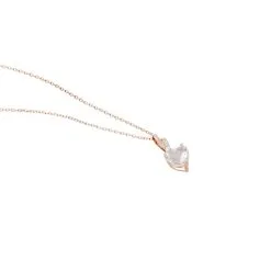 Histoire D'Or Collier Or Rose Clothilde Quartz -Boucles d'oreilles Bracelet Soldes B3CFRQS027 view1