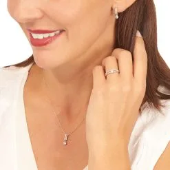 Histoire D'Or Collier Alie Or Rose Oxyde De Zirconium -Boucles d'oreilles Bracelet Soldes B3CFRZW033 model1