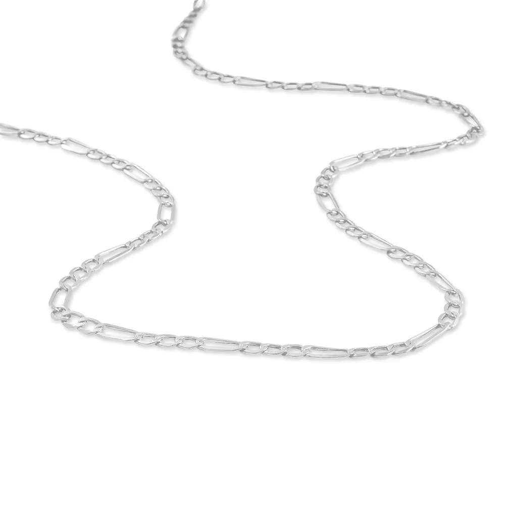 Histoire D'Or Chaîne Syrin Maille Alternée 1/3 Or Blanc 4 Histoire D'Or Chaîne Syrin Maille Alternée 1/3 Or Blanc – Image 2