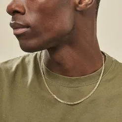 Histoire D'Or Chaîne Messina Maille Marine Or Jaune -Boucles d'oreilles Bracelet Soldes B3CHJW0024 model0