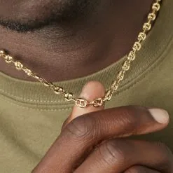 Histoire D'Or Collier Or Jaune Maille Grain De Café -Boucles d'oreilles Bracelet Soldes B3CHJW0134 model1