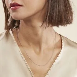 Histoire D'Or Chaîne Ilan Maille Forçat Ronde Or Blanc 10 Histoire D'Or Chaîne Ilan Maille Forçat Ronde Or Blanc -Boucles d'oreilles Bracelet Soldes B3CMBW0315 model0